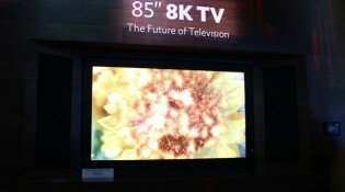 sharp 8k 3D Fernsehen ohne Brille